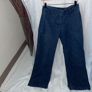 Express Correspondent Wide Leg Blue Jeans (Size 4)